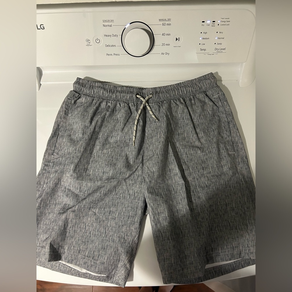 Men’s 30” Tallwoods Gray Swim Trunks